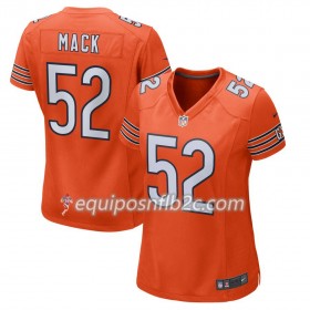 Camiseta Mujer NFL Chicago Bears Khalil Mack 52 Nike Azul 